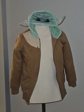 Baby YODA! Star Wars Kids Mint Green Sherpa Jacket